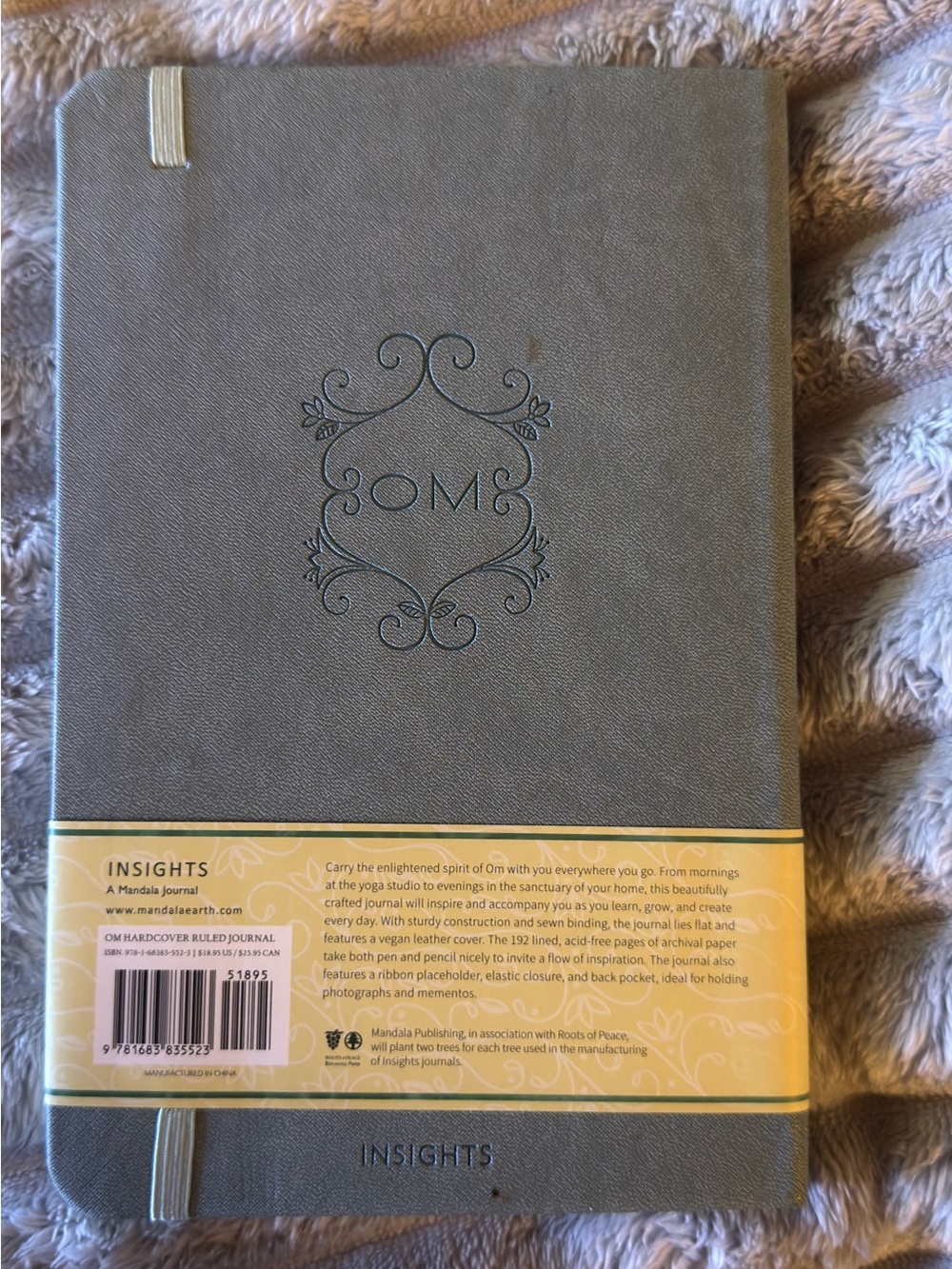 OM Ruled Journal with Pocket - Picture 3 of 4